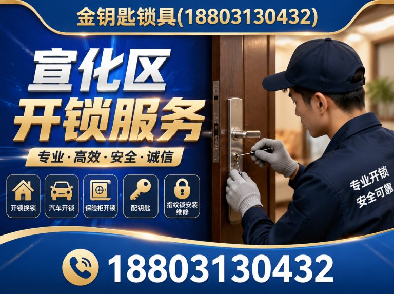 张家口市塞北管理区金钥匙锁具展示图